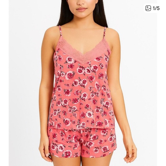 Thalia Sodi Washed Poppy Cami Shorts Set